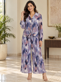 Mauve Printed Co-ord Set